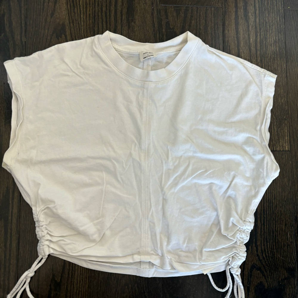 Wilfred white crop tee